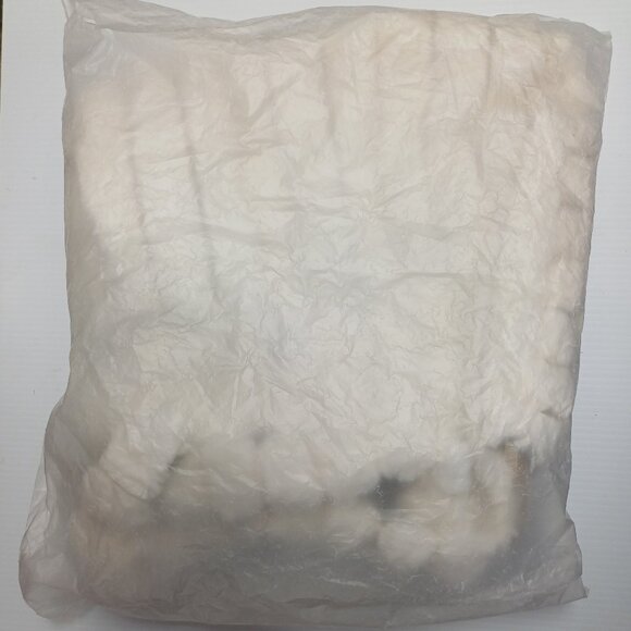 NWT Hobo Handbag Purse Shoulder Bag Faux Fur Fuzzy Soft Plush Handheld WHITE - Picture 4 of 8